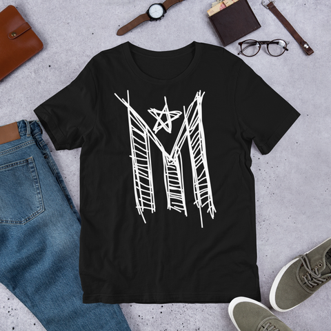 Mi Bandera Sketch Unisex T-Shirt