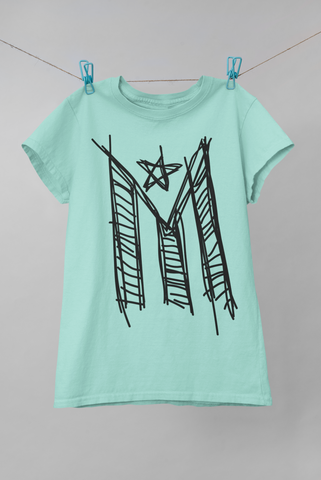Mi Bandera Sketch Unisex T-Shirt